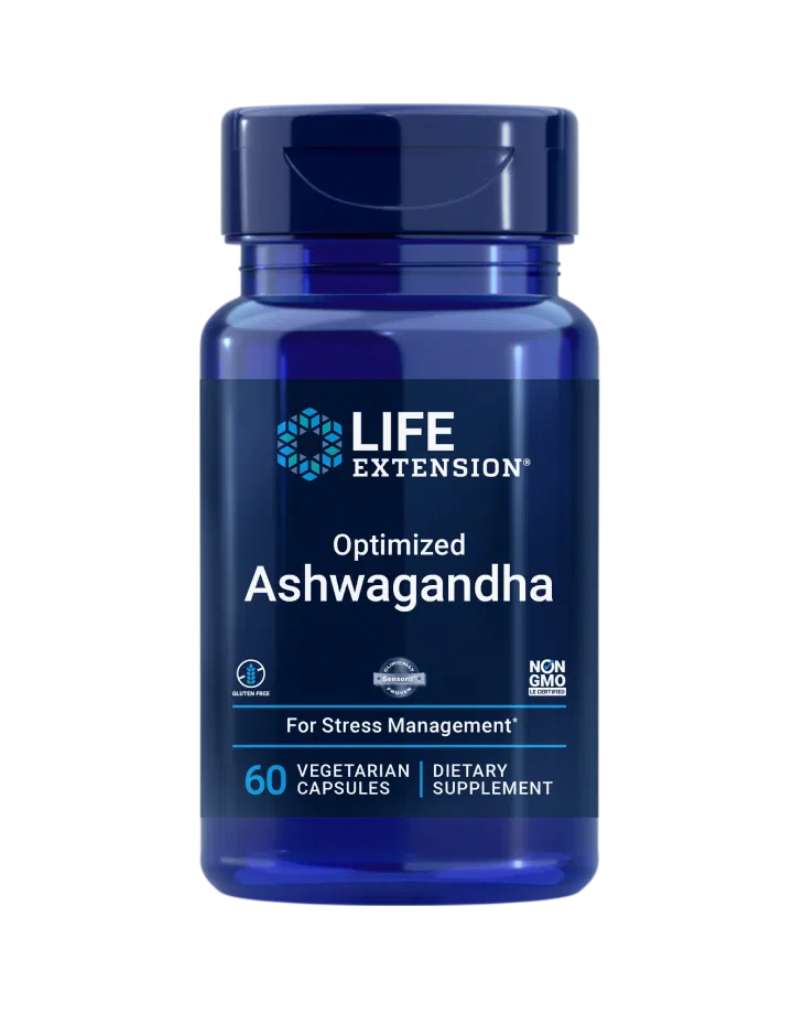 LifeExtension Optimized Ashwagandha Extract, 60 kaps.