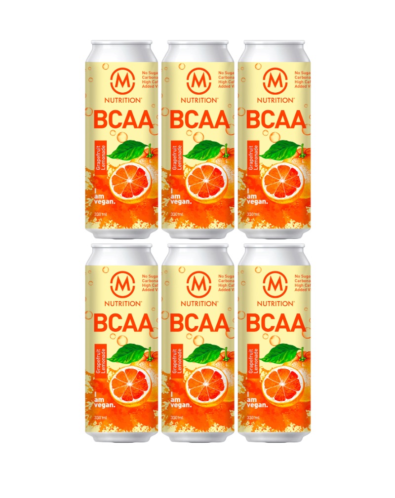 M-Nutrition BCAA, Red Grapefruit Lemonade 6-pack