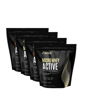 Big Buy: 4 kpl SELF Micro Whey Active (4 kg)