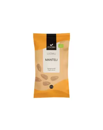 FOODIN Manteli, luomu, 500 g