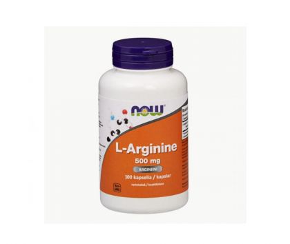 NOW Foods L-Arginine 500 mg, 100 kaps.