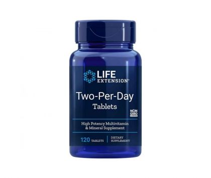 LifeExtension Two-Per-Day Tablets, 120 tabl.