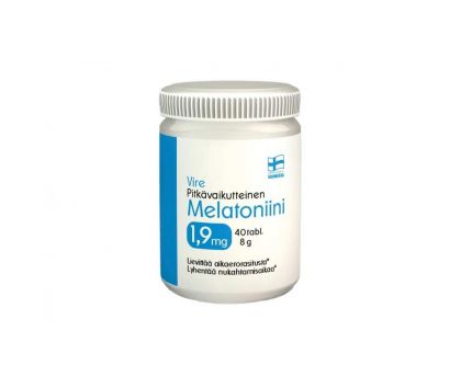 Vire Pitkävaikutteinen Melatoniini 1,9 mg, 40 tabl.