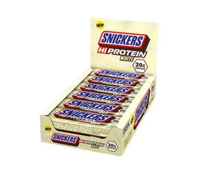 12 kpl Snickers Hi Protein Bar, White (57 g)