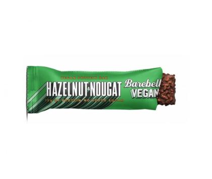 Barebells Vegan Proteiinipatukka, 55 g, Hazelnut & Nougat (päiväys 11/22)