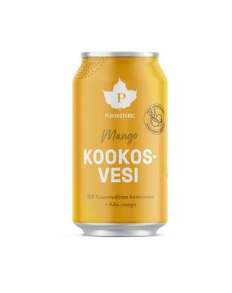 Puhdistamo Kookosvesi, 310 ml, Mango