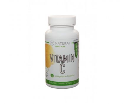 M-Natural Vitamin C (palmitate) 60 kaps. (päiväys 10/2023)