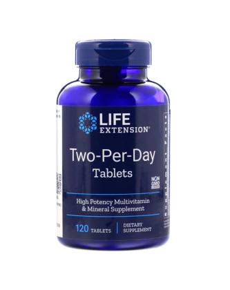 LifeExtension Two-Per-Day Tablets, 120 tabl.