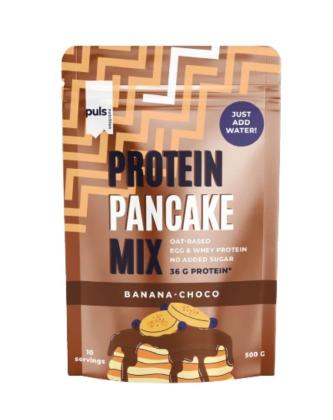 Puls Protein Pancake Mix, 500 g, Banana-Choco