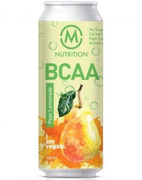 M-Nutrition BCAA-valmisjuoma, 330ml, Pear Lemonade (09/24)