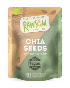 Rawsom Chia Seeds, 300 g (Tarjouserä!)