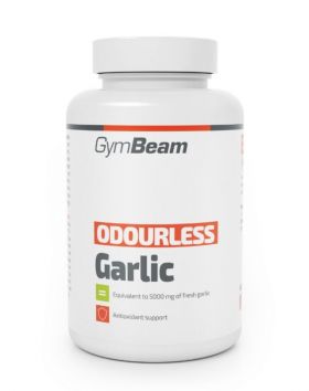 GymBeam Odourless Garlic, 120 kaps.