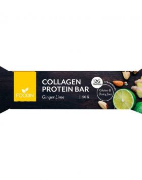 FOODIN Collagen Protein Bar, 50 g, Ginger Lime