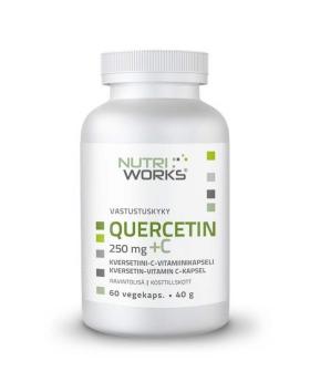 Nutri Works Quercetin 250 mg + C, 60 kaps.