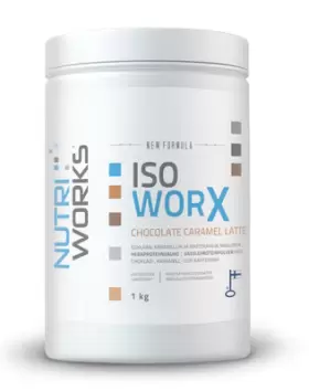 Nutri Works Iso Worx New Formula, 1 kg, Chocolate Caramel Latte